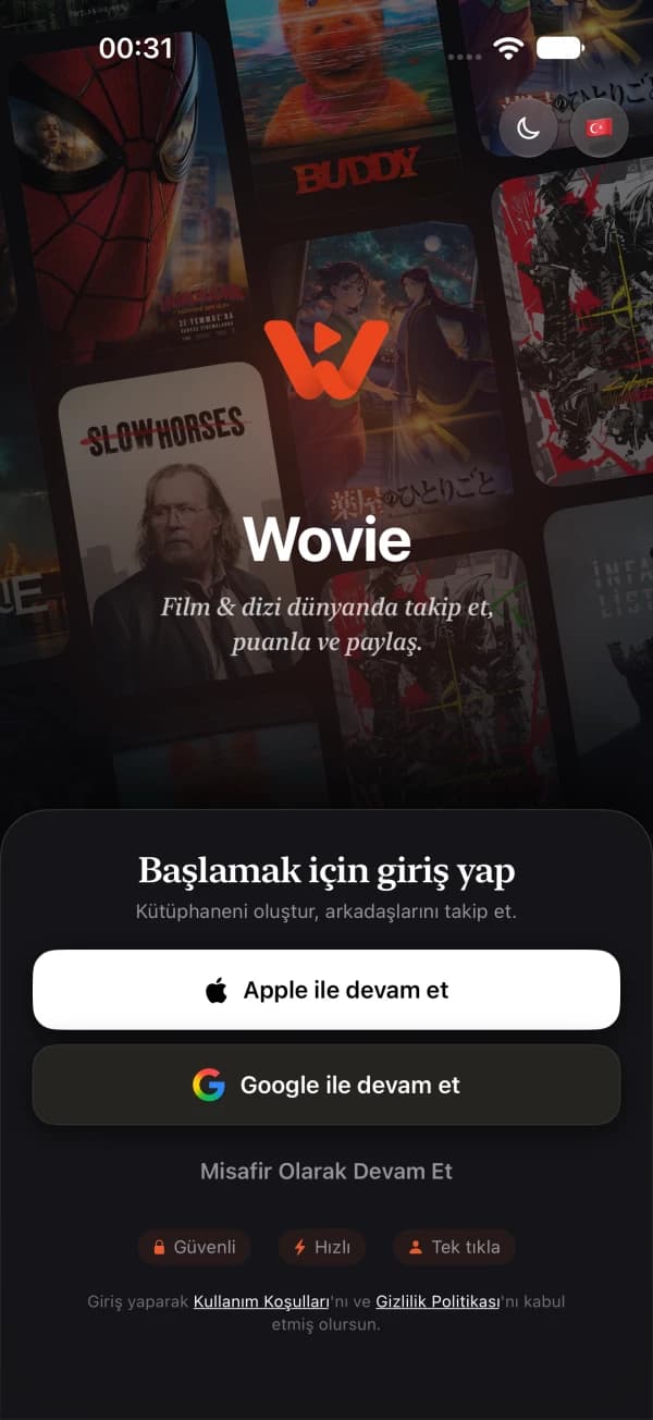 Wovie ekran görüntüsü