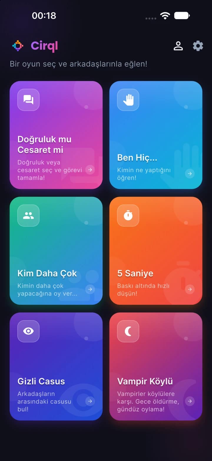Cirql ekran görüntüsü