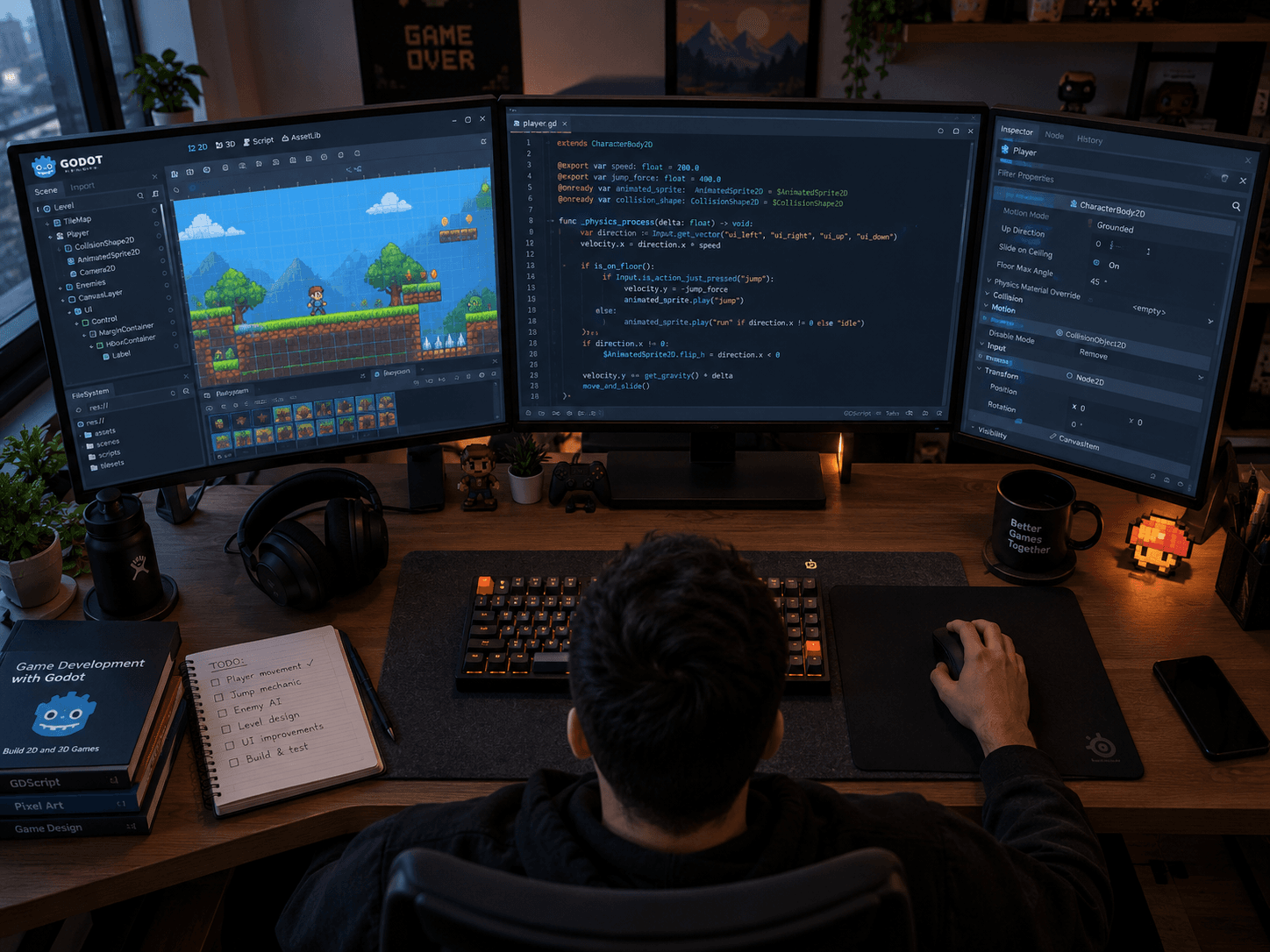 Godot ile 2D Oyun Geliştirme: Profesyonel Teknikler